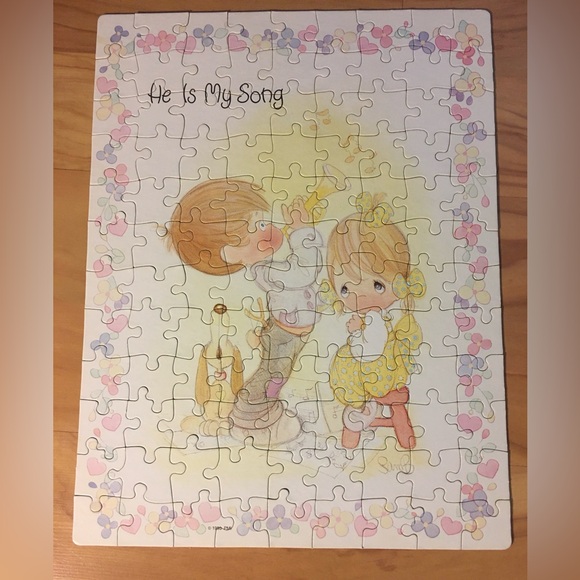 1993 Precious Moments Puzzle - Picture 1 of 7